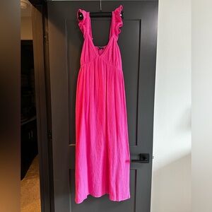 Hot pink Wishlist midi dress